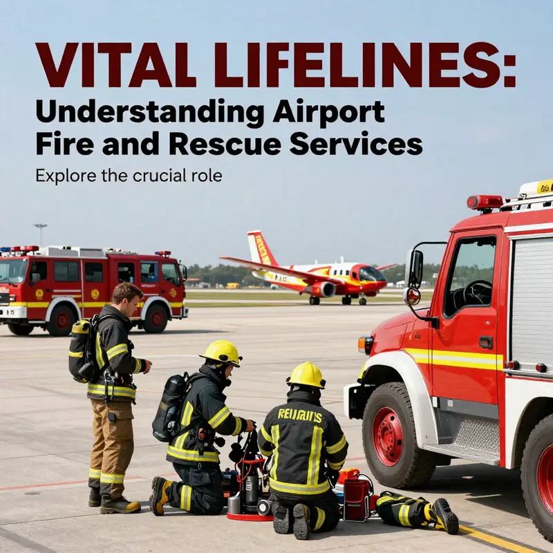 Airport fire and rescue team collaborating during a training exercise, showcasing their commitment to safety and emergency preparedness.