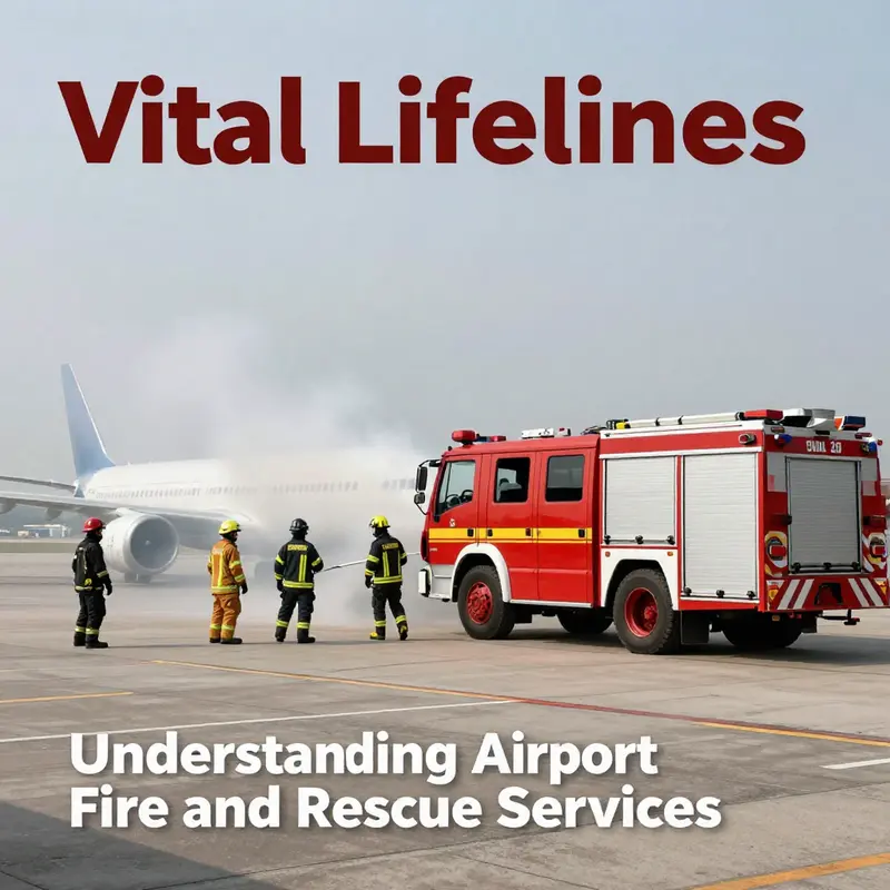 Airport rescue personnel springing into action for an incident response.