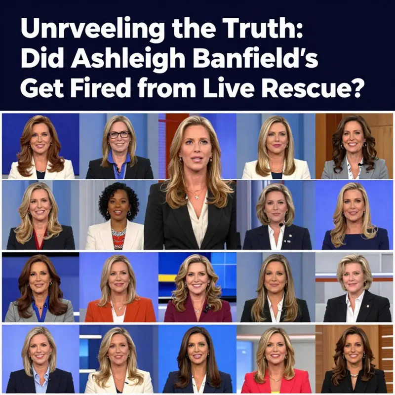 A visual representation of the public confusion regarding Ashleigh Banfield’s career status.