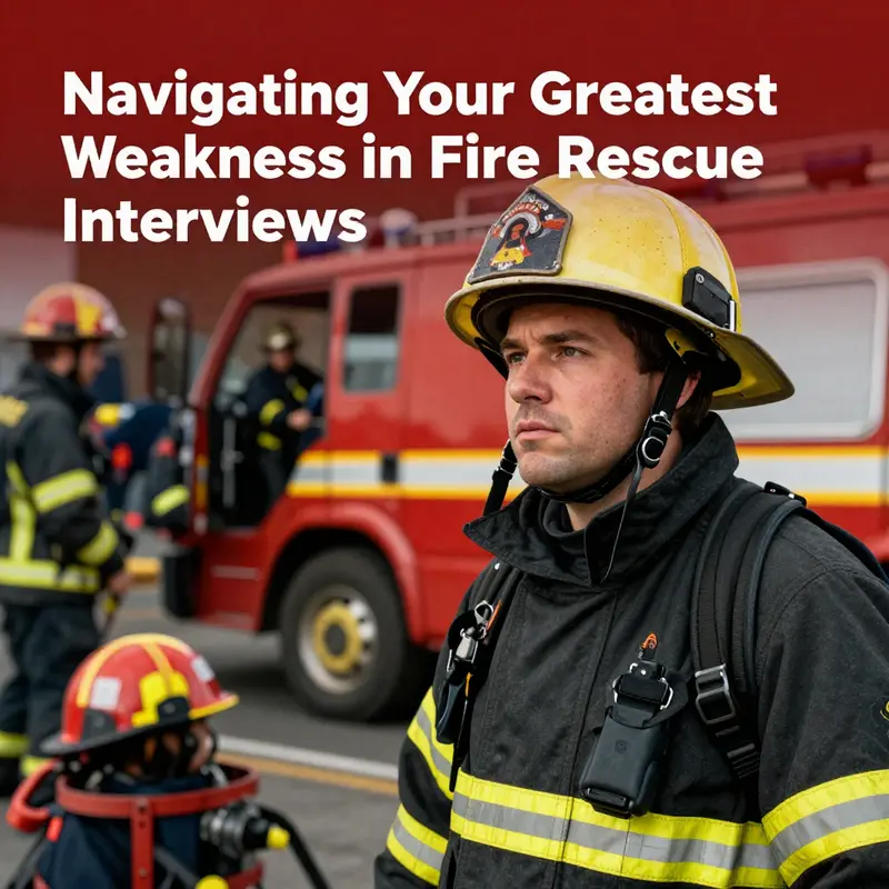 Firefighters engaging in a discussion about interview strategies, exemplifying teamwork and communication.