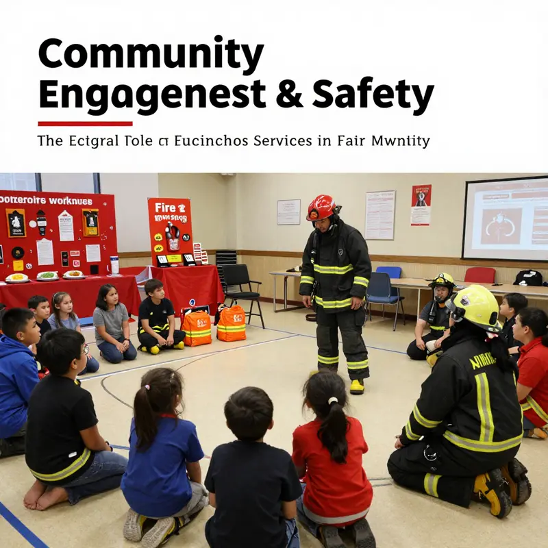 Firefighters responding to an emergency situation, demonstrating the core mission of the fire and rescue service.