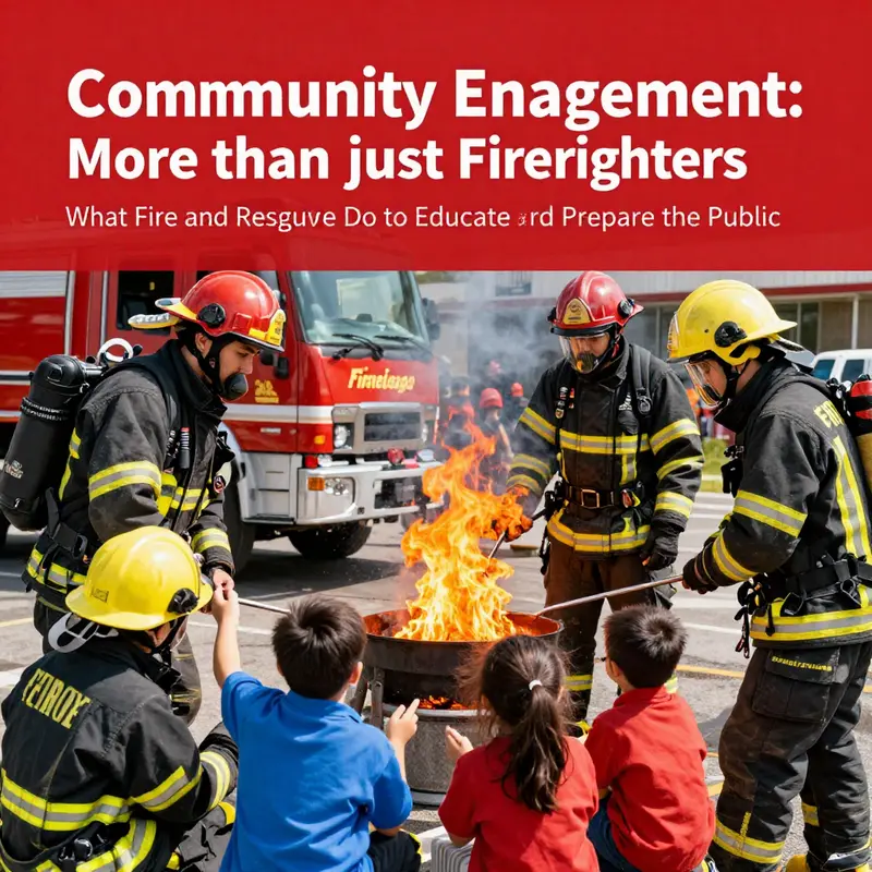 Firefighters in action, demonstrating their critical role in fire suppression.