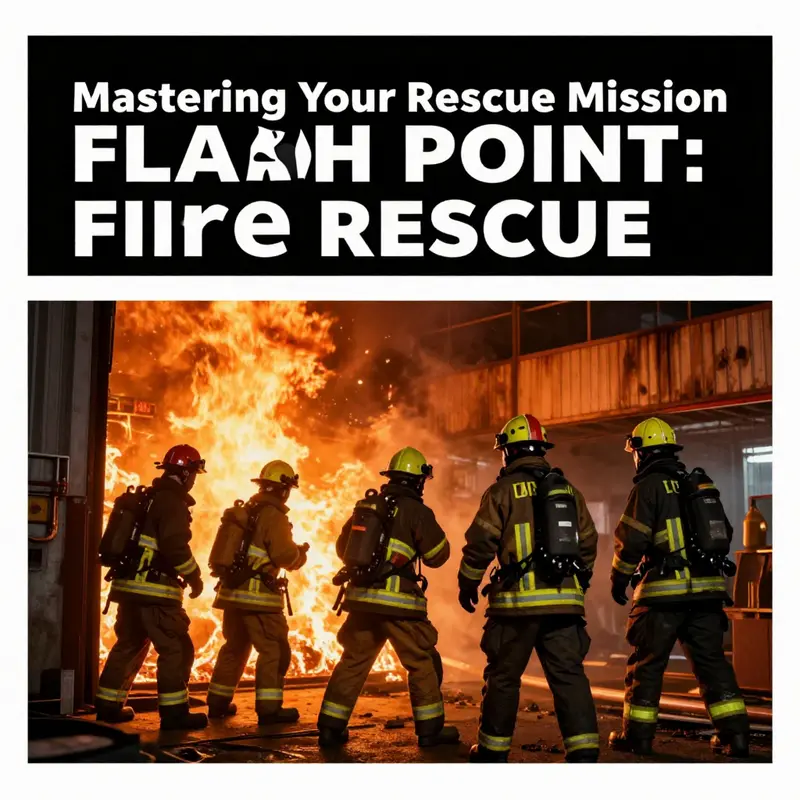 Firefighters focus on rescuing survivors, embodying the core mission of the game amidst adversity.