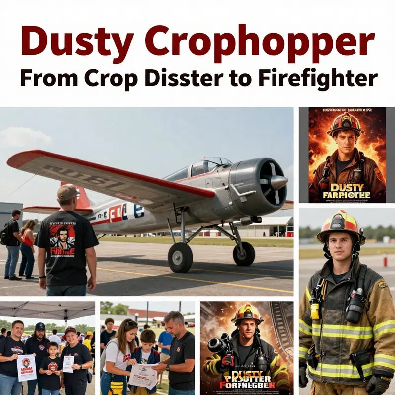 The iconic Piper PA-25 Pawnee, Dusty Crophopper’s real-world counterpart.