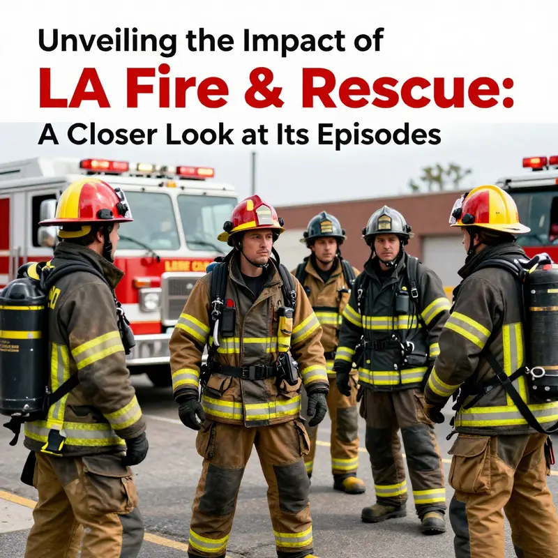 Firefighters training and preparing for emergencies exemplifying teamwork and preparation in *LA Fire & Rescue*.