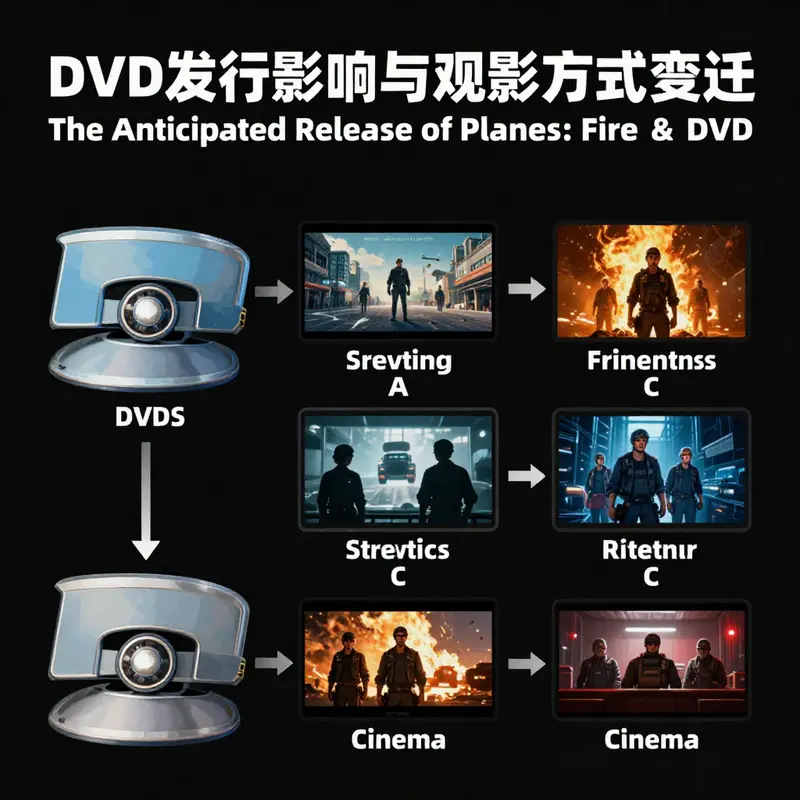 DVD cover of *Planes: Fire & Rescue* showcasing the heroic adventures of Dusty and his firefighting friends.