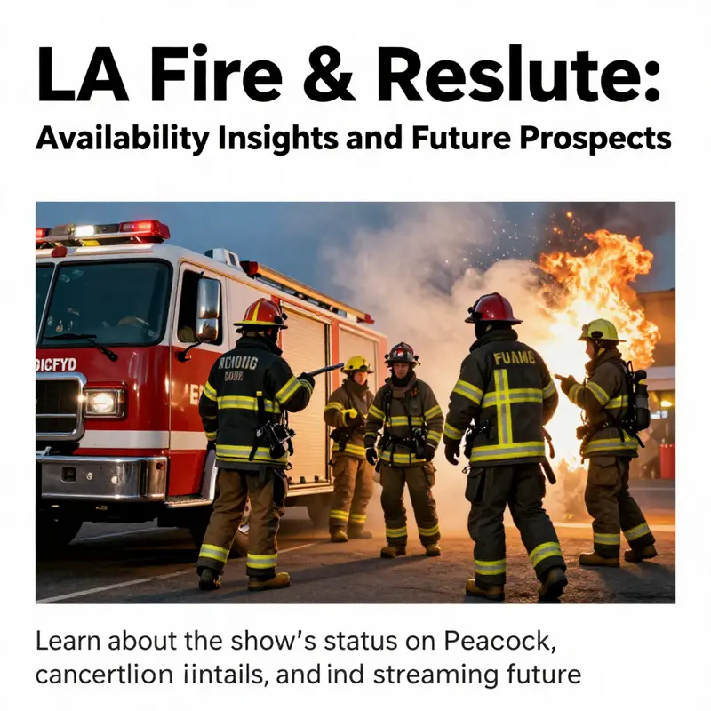 A dynamic image of firefighters performing a rescue operation, symbolizing the themes of LA Fire & Rescue.