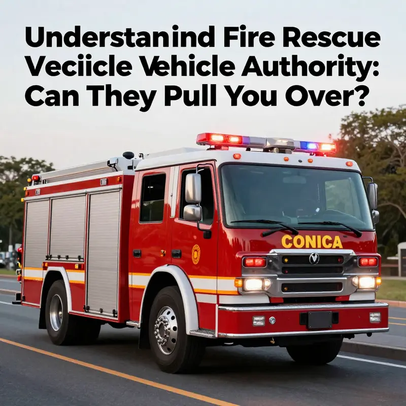 A fire truck responding to an emergency with flashing lights, representing the urgency of fire rescue operations.