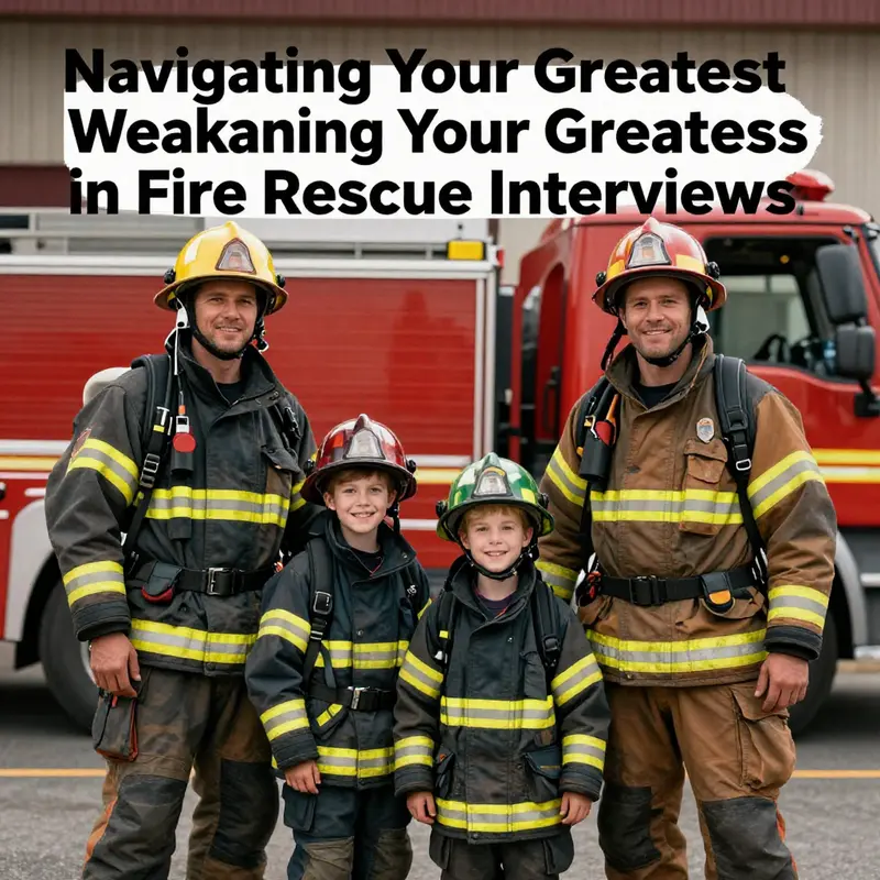 Firefighter family displaying their commitment to the fire rescue profession.