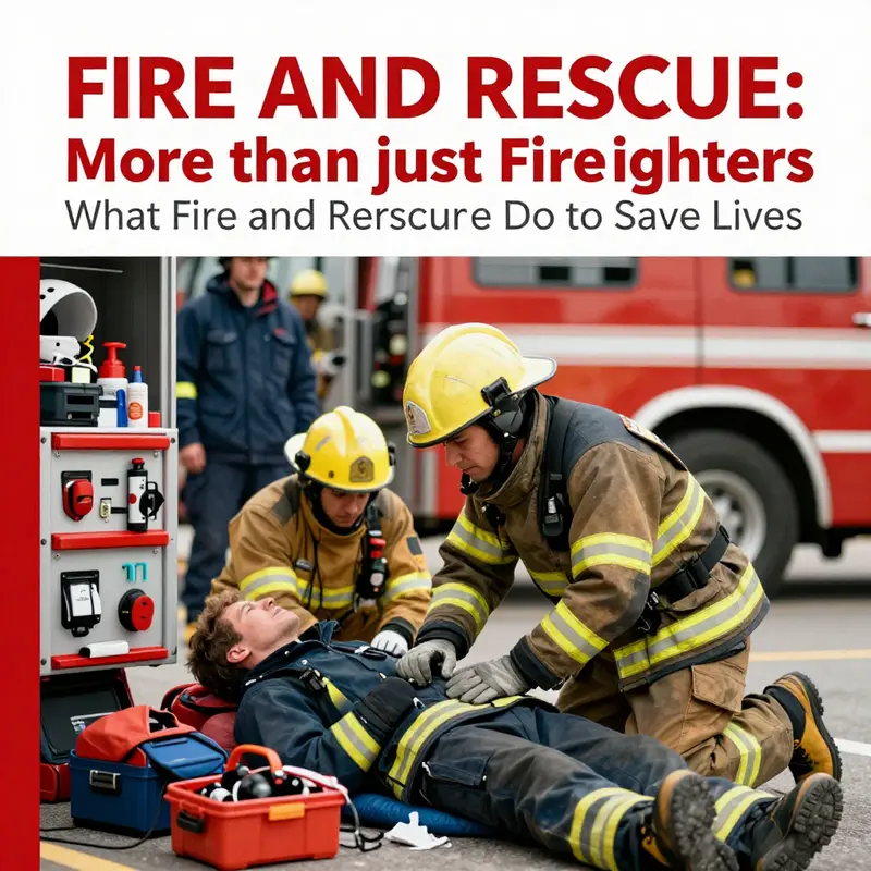 Firefighters in action, demonstrating their critical role in fire suppression.