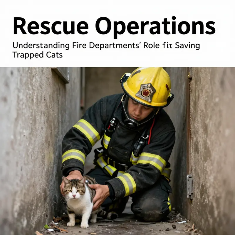 Firefighters often respond to calls for cats trapped in various situations, utilizing their skills to ensure safe recovery.