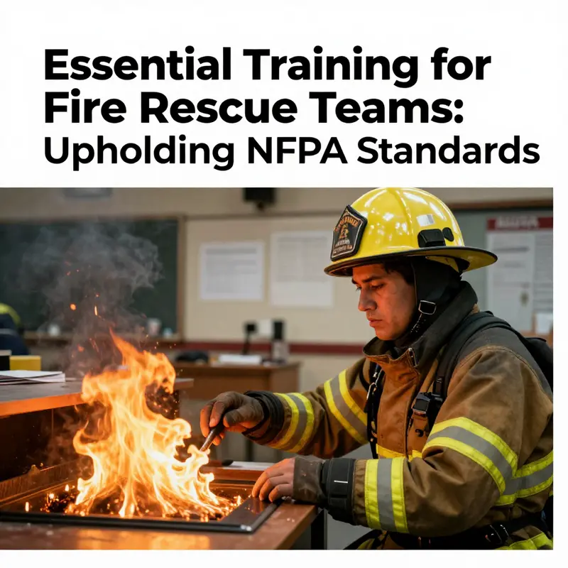 Firefighters acquiring foundational knowledge for effective emergency response.