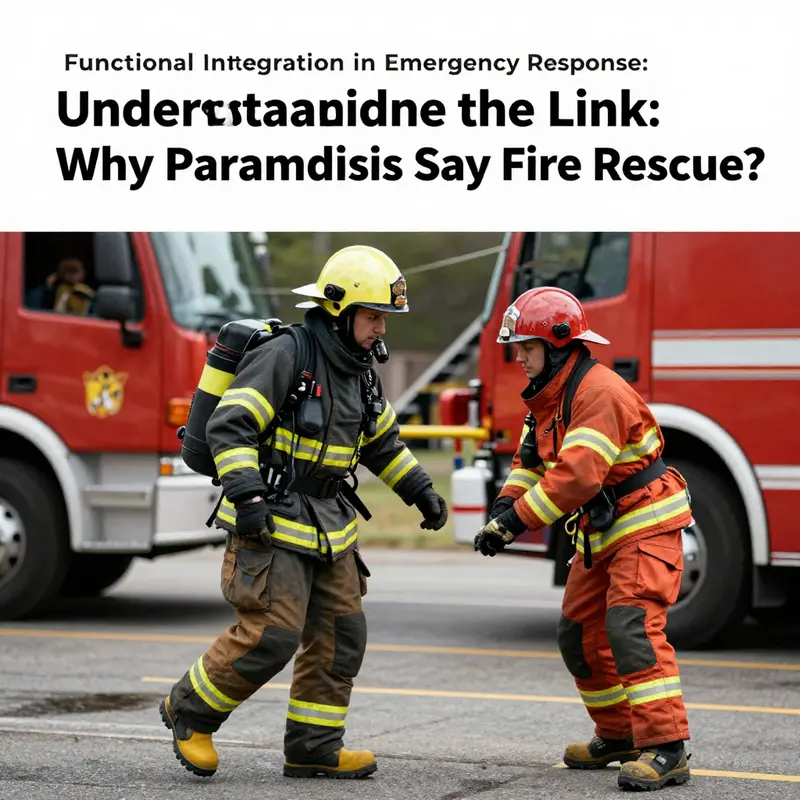 A visual representation of the historical evolution and integration of emergency services showcasing their collaborative operations.