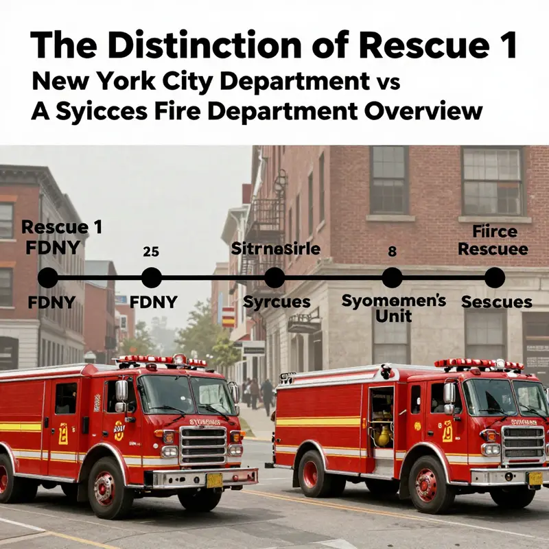 Syracuse Fire Department’s rescue units amidst a backdrop of community safety efforts.