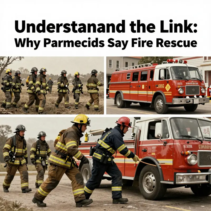 A visual representation of the historical evolution and integration of emergency services showcasing their collaborative operations.