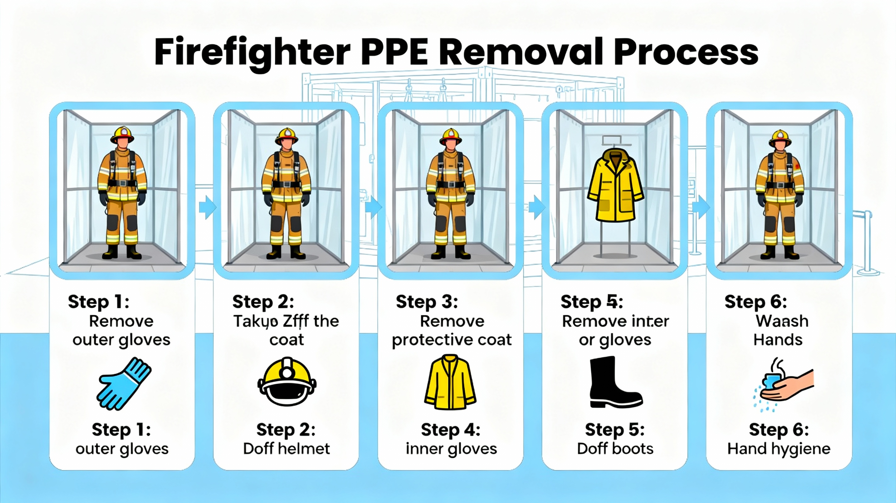 NIOSH PPE Removal Infographic