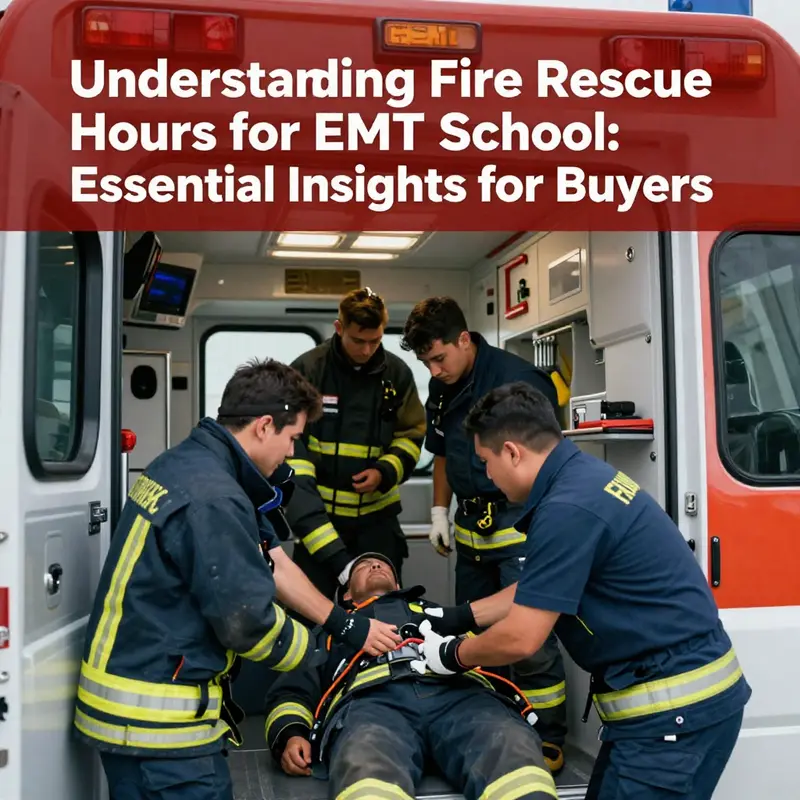 Students participate in a classroom discussion on fire rescue hours required for EMT training.