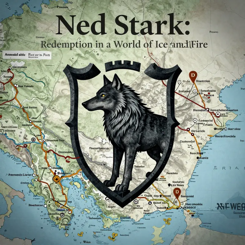 Eddard Stark confronts his fate amidst the cold winds of Westeros.