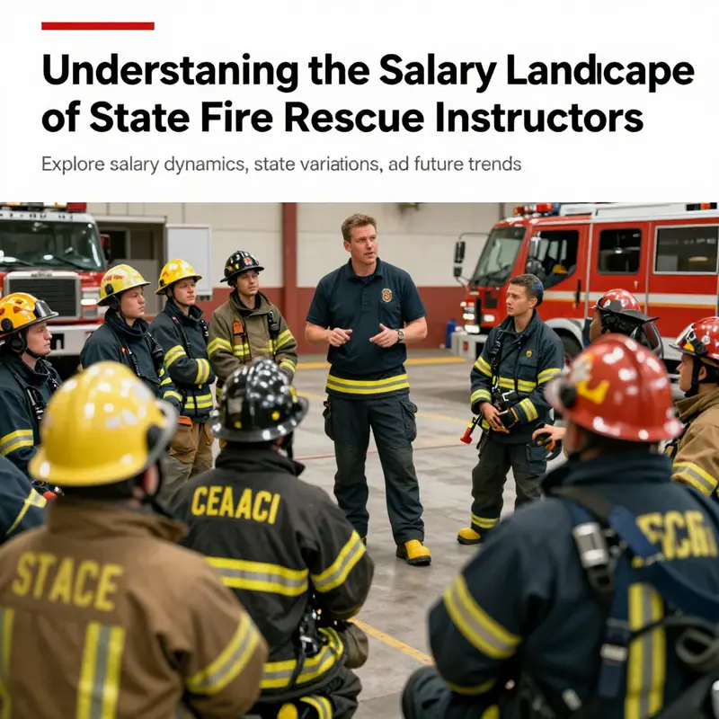A state fire rescue instructor leading a training session with a diverse group of trainees.