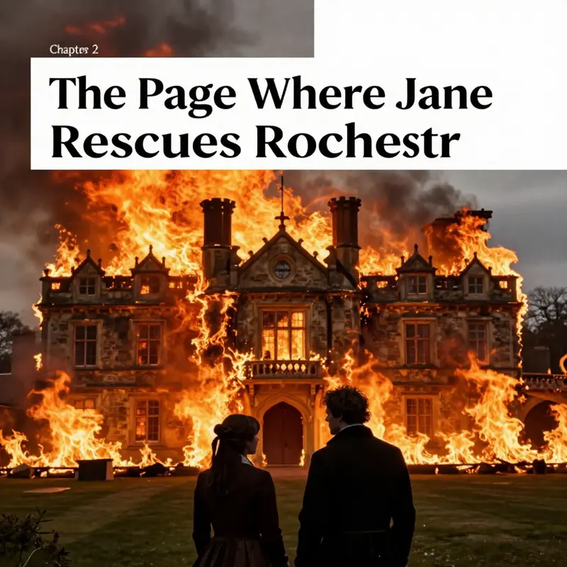 An illustrative representation of different editions’ variations in the chapter detailing Jane’s rescue of Rochester.