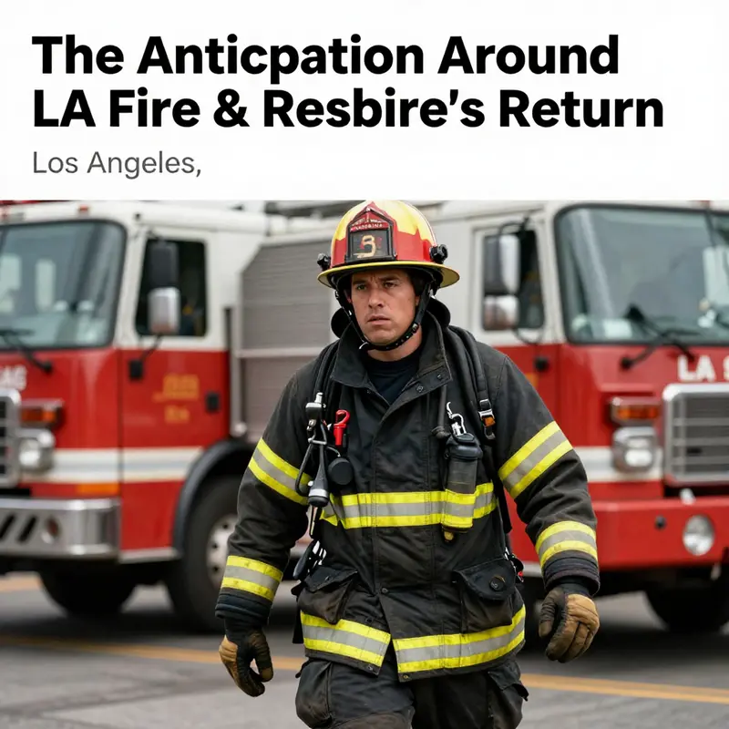 A firefighter in full gear on duty, exemplifying courage and service.