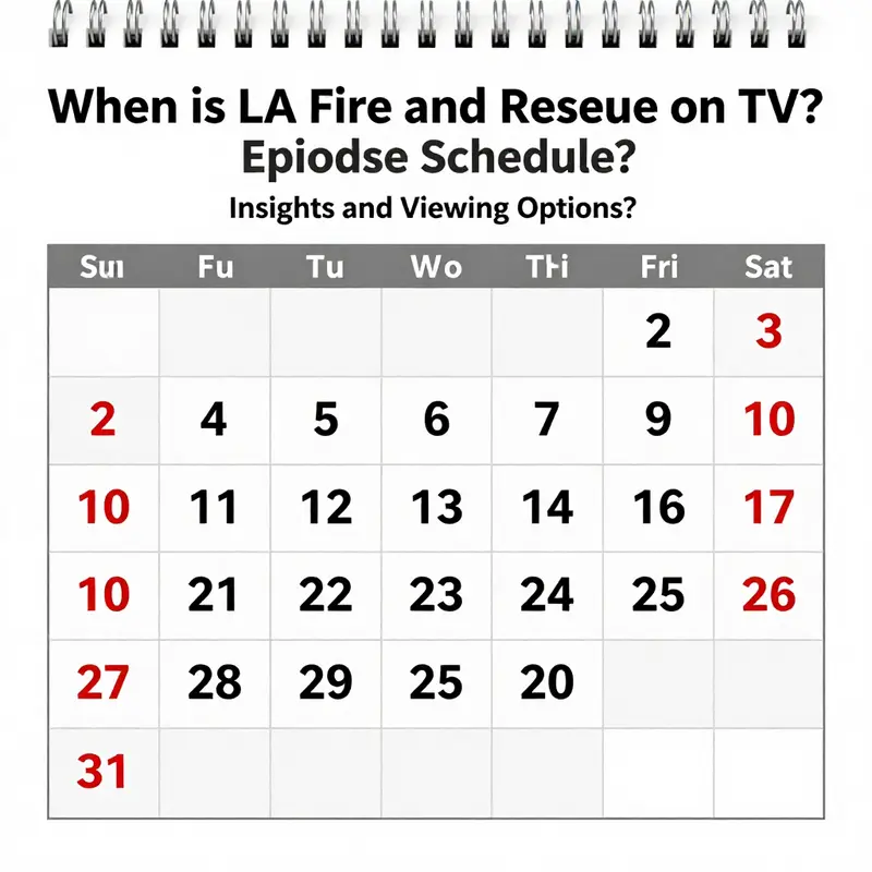 LA Fire and Rescue Season 1 on TV.