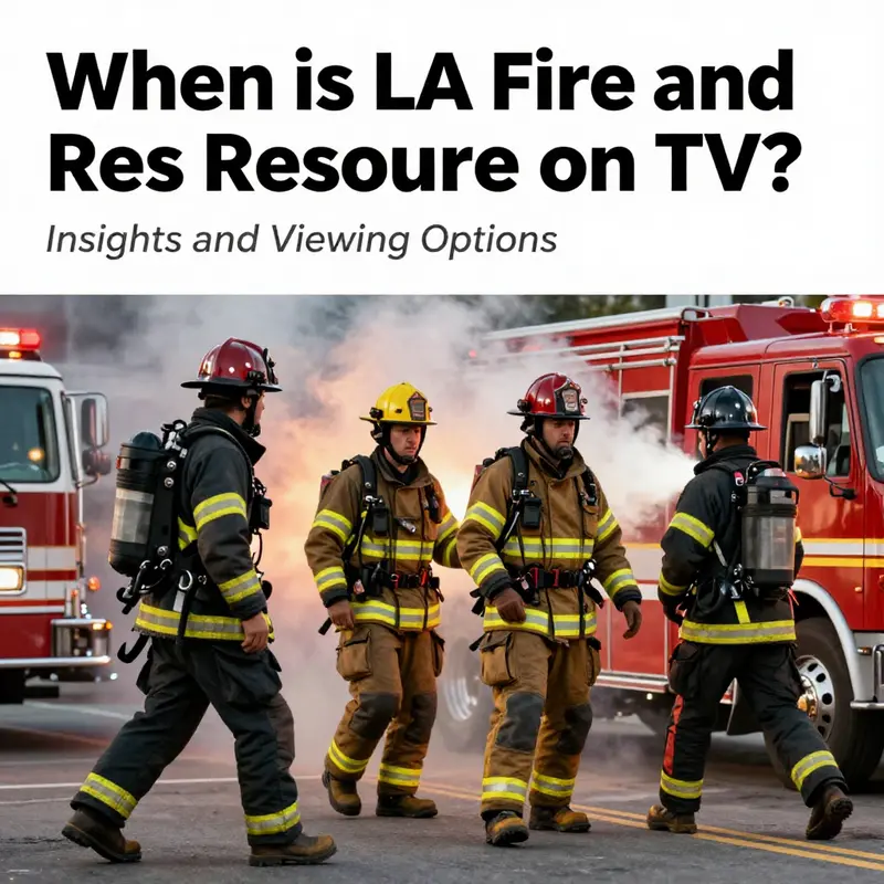 A team of firefighters engaged in a rescue operation, demonstrating the courage and commitment of LA Fire & Rescue.