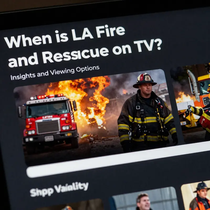 LA Fire and Rescue Season 1 on TV.