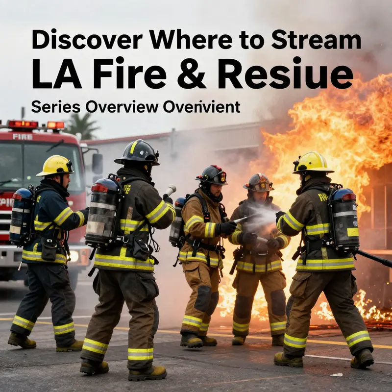 Peacock’s interface showcasing LA Fire & Rescue highlights the show’s accessibility.
