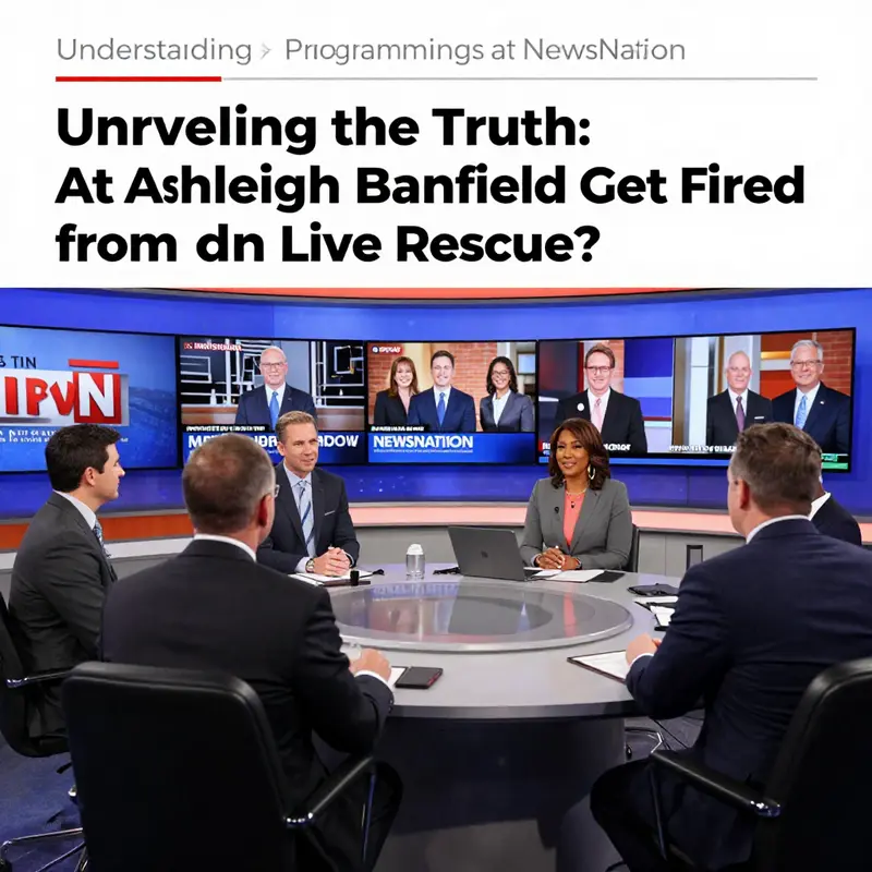 A visual representation of the public confusion regarding Ashleigh Banfield’s career status.