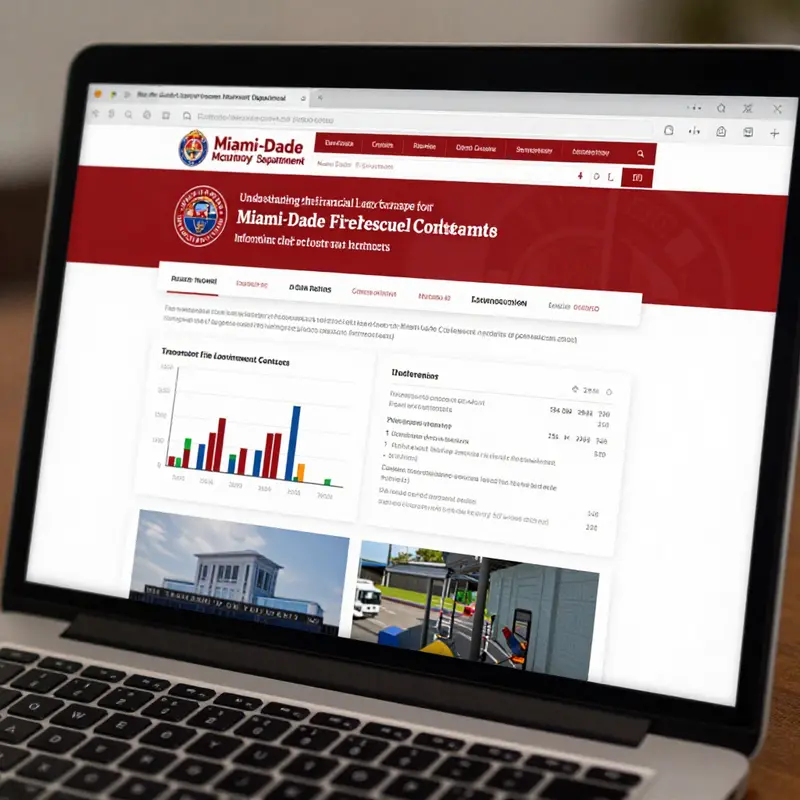 Miami-Dade Fire Rescue vehicles outside the station illustrate the service’s operational commitment.