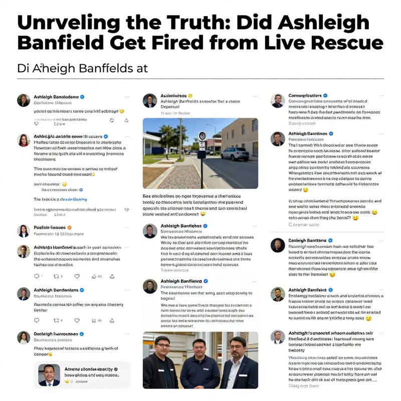 A visual representation of the public confusion regarding Ashleigh Banfield’s career status.