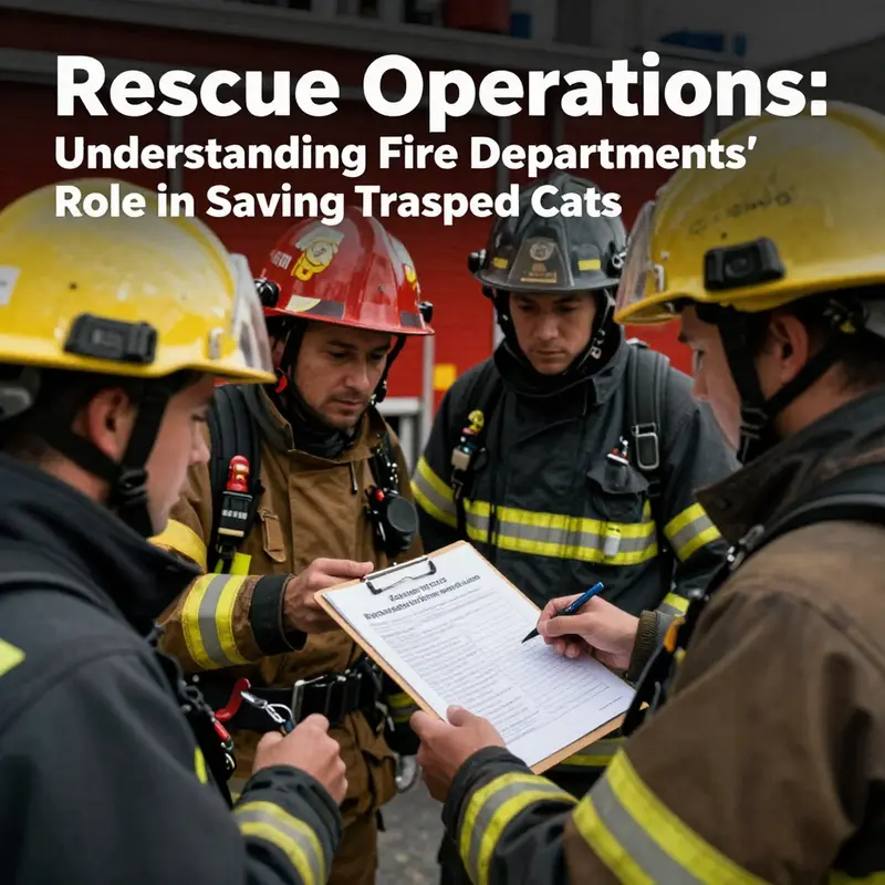 Firefighters often respond to calls for cats trapped in various situations, utilizing their skills to ensure safe recovery.
