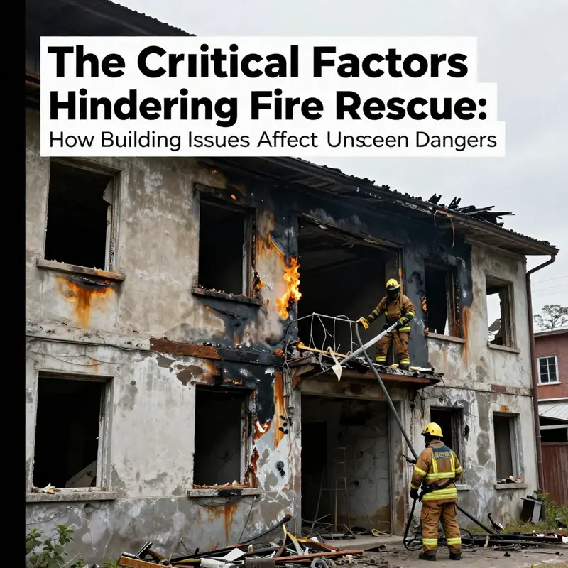 An elderly individual attempting to escape a fire in an isolated home.