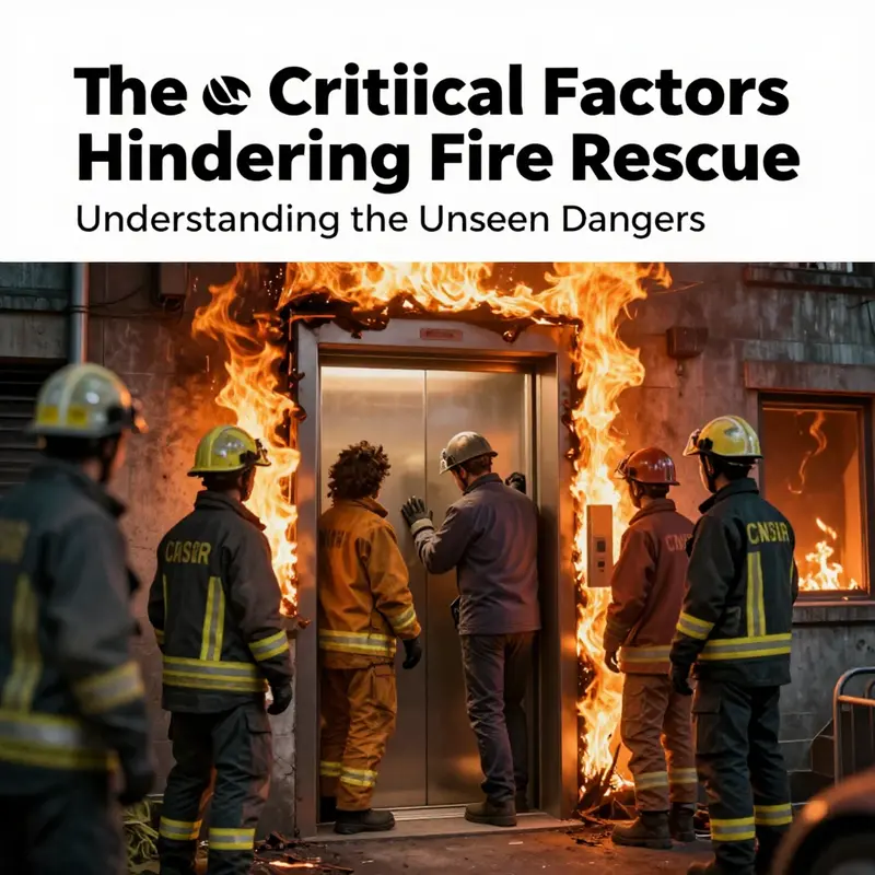 An elderly individual attempting to escape a fire in an isolated home.