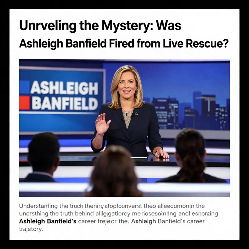 Ashleigh Banfield reporting in a broadcast studio, showcasing her expertise and engagement with the audience.