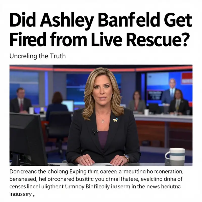 Visual representation of Ashley Banfield's career journey in the media landscape.