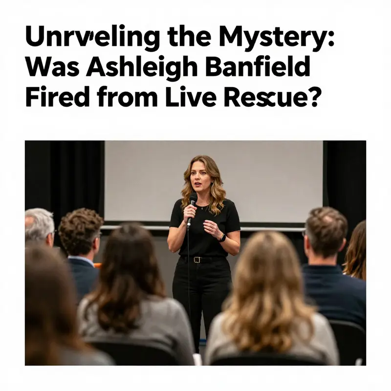 Ashleigh Banfield in a professional news setting, symbolizing her active engagement in journalism.