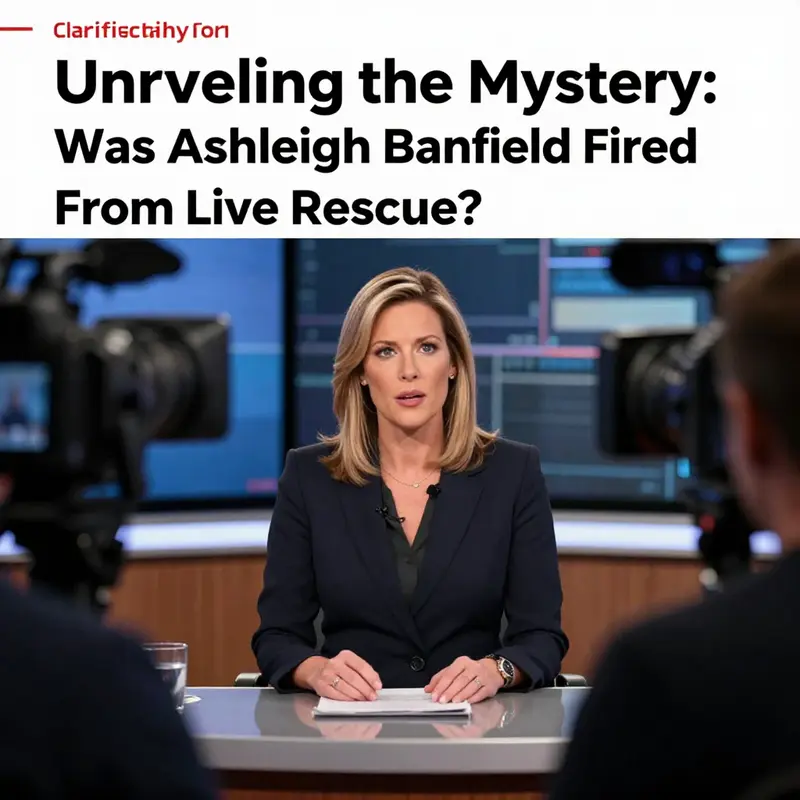 Ashleigh Banfield in a professional news setting, symbolizing her active engagement in journalism.