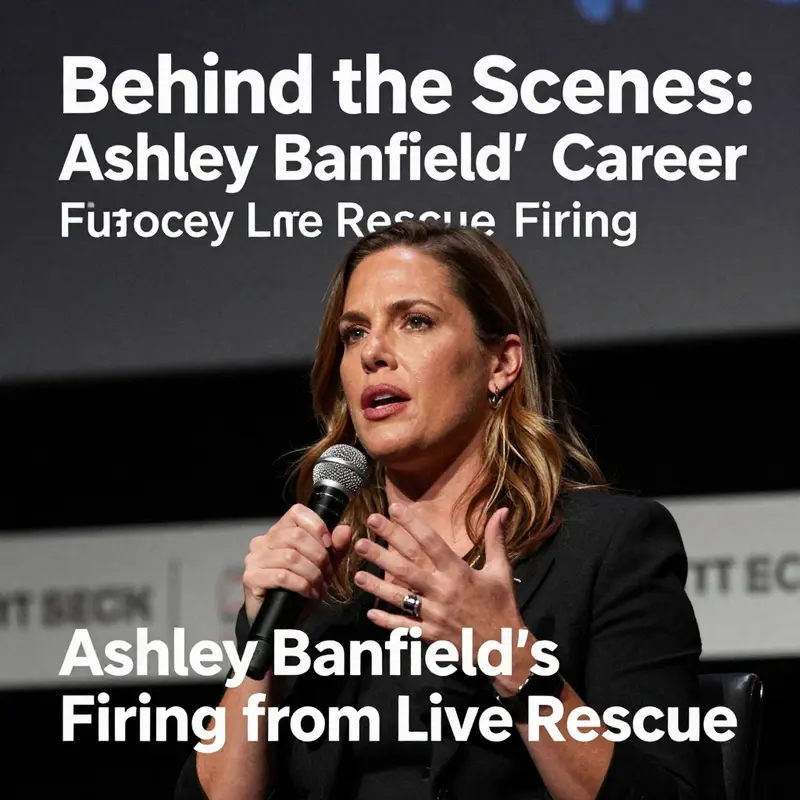 Ashley Banfield in a newsroom, reflecting the tense atmosphere surrounding her firing.