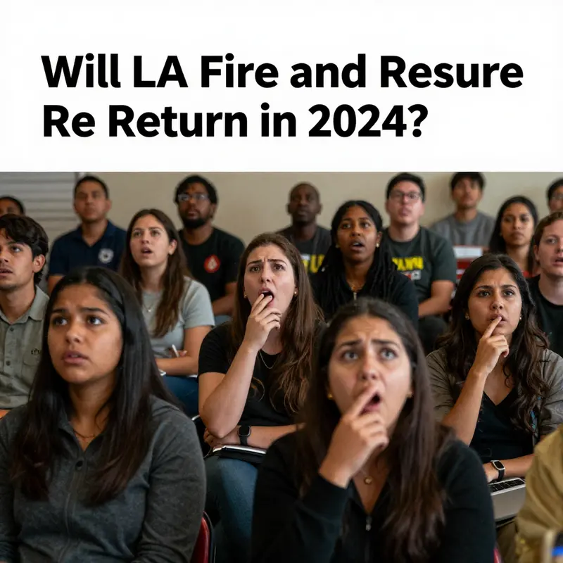 Firefighters in action, reflecting the dynamic nature of LA Fire and Rescue.