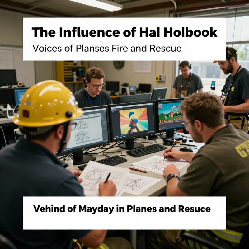 Hal Holbrook in a recording session, bringing the character Mayday to life with his unique voice.