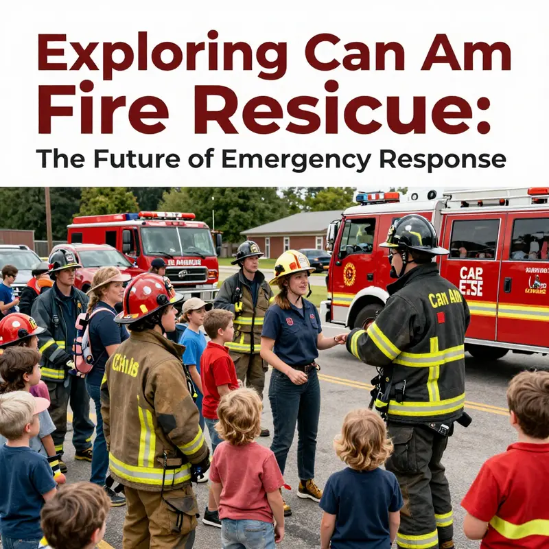 Firefighters utilize Can Am vehicles in an active rescue scenario, demonstrating their importance in emergency operations.