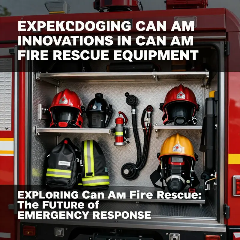 Firefighters utilize Can Am vehicles in an active rescue scenario, demonstrating their importance in emergency operations.