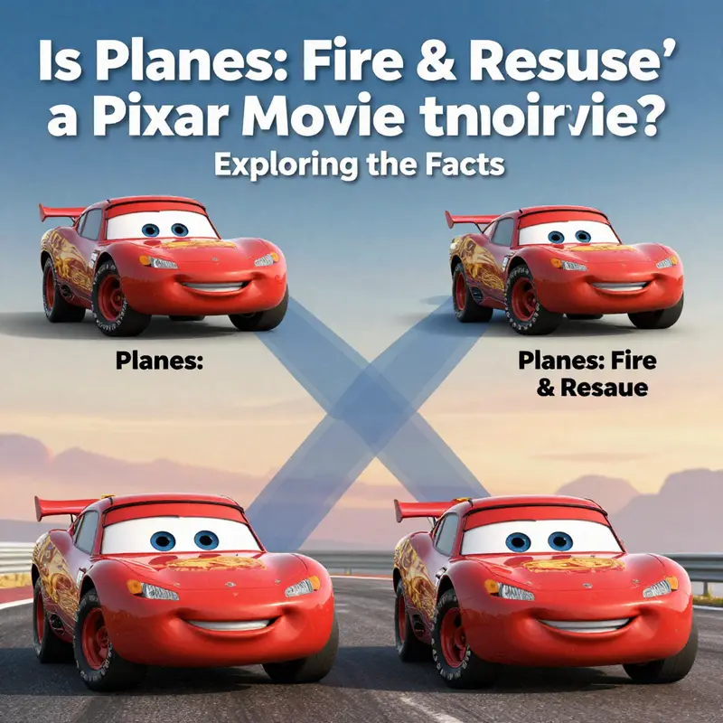 An infographic detailing the characteristics that distinguish Pixar films from those created by Disneytoon Studios.