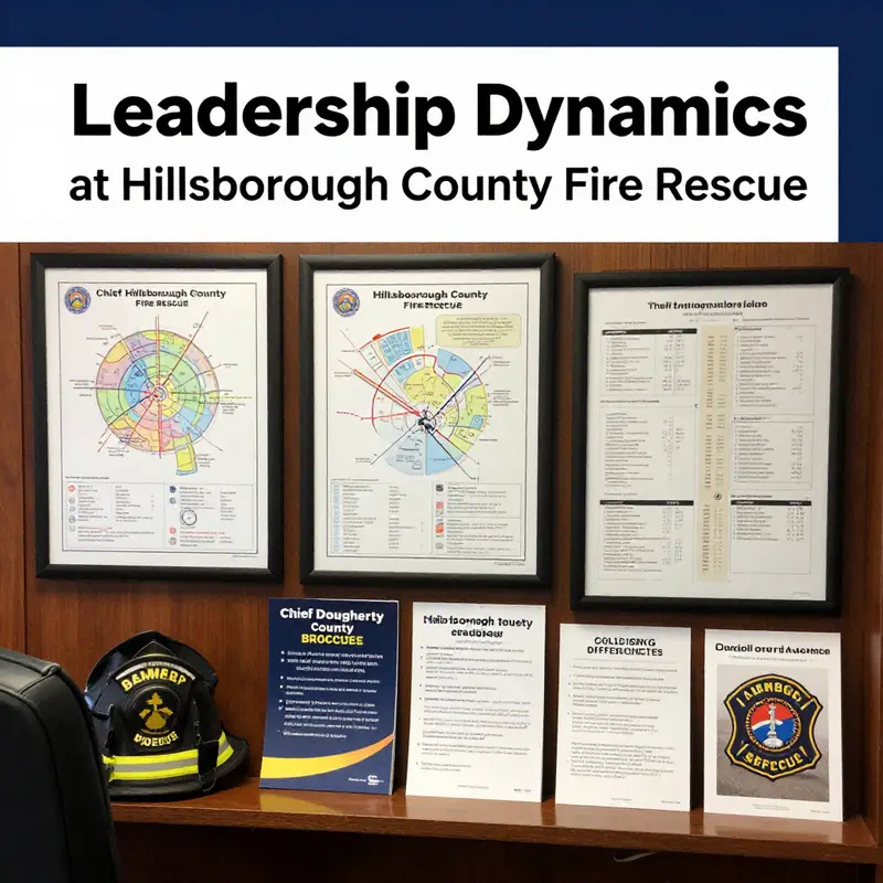 Jason Dougherty leading his new team at Hillsborough County Fire Rescue.