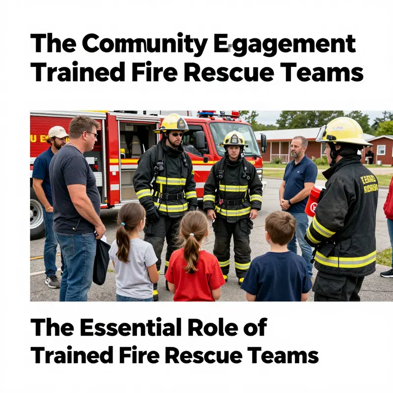 Fire rescue team showcasing their tactical expertise during a technical rescue exercise.