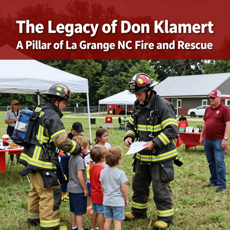 Don Klamert, a dedicated firefighter, exemplifies commitment to the La Grange NC Fire and Rescue community.