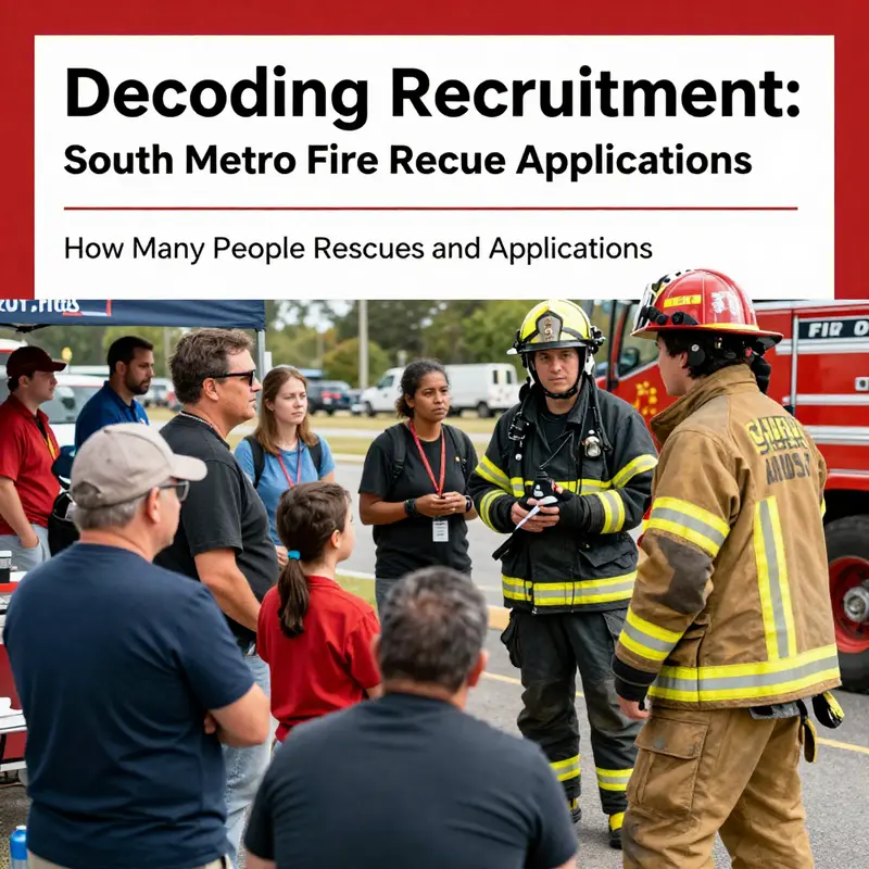 Graph illustrating application trends for South Metro Fire Rescue over the years.