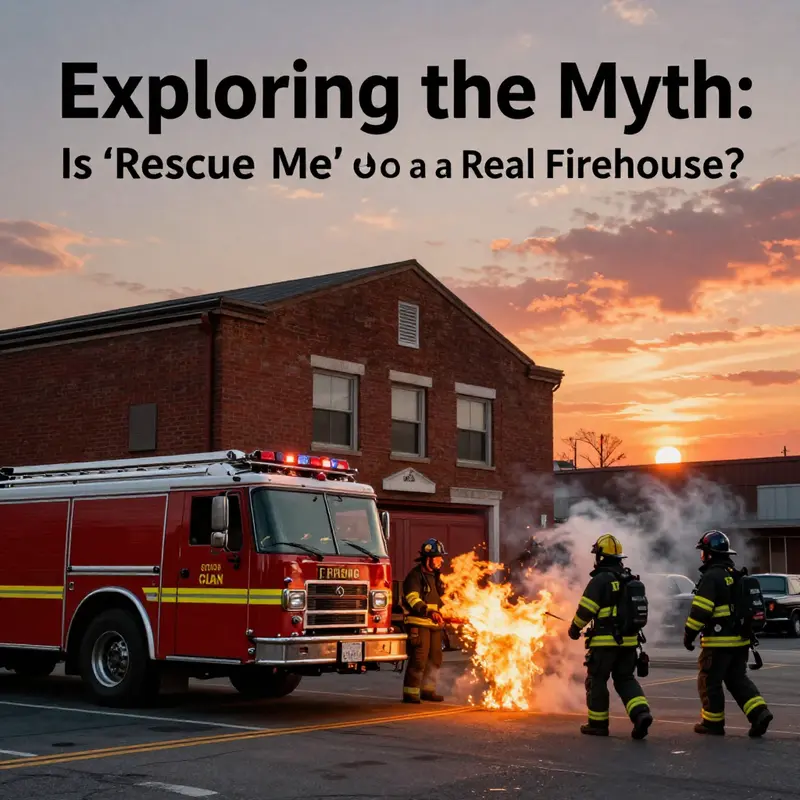 A firehouse in action symbolizes the connection and emotional weight behind the term ‘rescue’ as it relates to firefighting.
